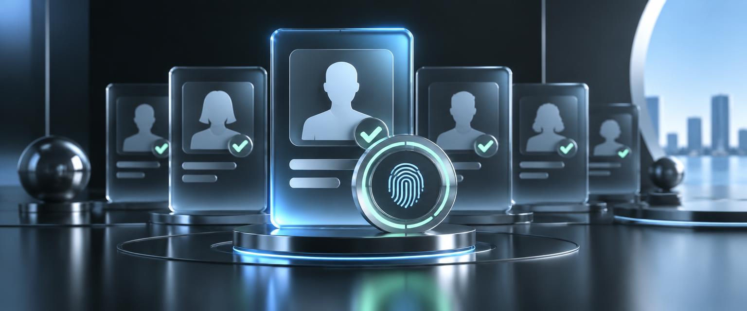 Verified exchange profiles with biometric identity confirmation